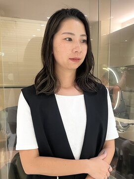 マイル 渋谷(mile) くびれヘア/ハイライトカラー/グレージュ