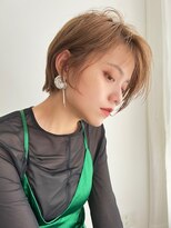 エイミー(Aimee)&nbsp;Aimee町田　ショートボブ×イエローベージュ