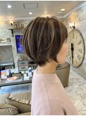 王道ショート×ハイライトカラー☆マサモトヒロキ