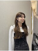 オリーブベージュ/小顔ヘア mai