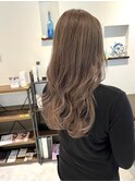 ブロンドベージュ グラデーションカラー