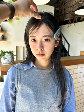 ライトリーク(LIGHT LEAK) おくれ毛ロング