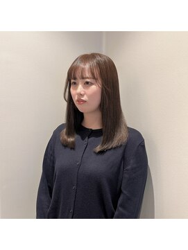 ビジョン 赤坂(vision) 酸性ストレート×柔らかベージュカラー