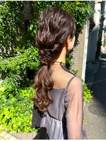 ヘアーワークス アンビエント(Hair works Ambient)&nbsp;ヘアセット#ローポニー【Ayaka】