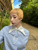 ガルテ(GARTE)&nbsp;ショートカット/ボブ/ハイトーンカラー/ミルクティーベージュ