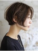 ☆オリーブグレーココアベージュ小顔クラゲヘアー/黒髪/髪質改善