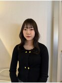 レイヤーカット/シースルーバング/グレージュ/前髪カット