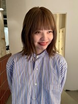 トッド(tod)&nbsp;ブラウンベージュカラー/ブリーチ/シースルー/名古屋/丸の内