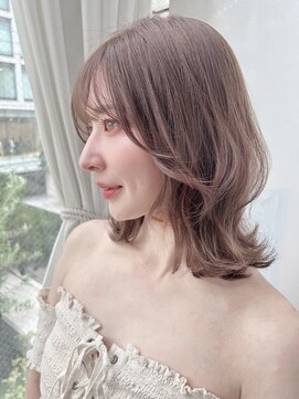 バイオレット 表参道店(Violet) 似合わせ顔周りカットくびれミディ小顔ヘアミディアムレイヤー