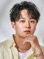 オーシャントーキョー 原宿(OCEAN TOKYO)&nbsp;波巻きパーマメンズツイストスパイラルパーマセンターパート