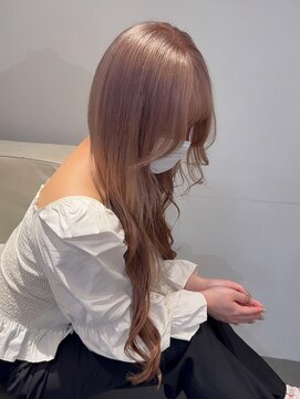 ベレーザ 渋谷(BELEZA) 15735ブリーチ&ダブルカラー渋谷モーヴピンクパールベージュ