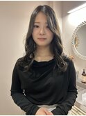 ブリーチなしケアカラーグレージュ髪質改善トリートメント