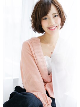 ヘアープロデュース フェイス(HAIR PRODUCE FACE) ゆるふわパーマ風ショートボブ