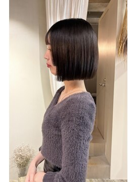 マロウ(mallow) ミニボブ 前髪カット/顔周り