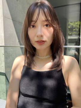 ガーデントウキョウ(GARDEN Tokyo) 前髪カット／レイヤーカット／インナーカラー／マロンベージュ