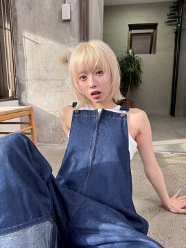 ガーデン 渋谷(GARDEN) 小顔大人ボブ暗めカラーミディアムデザインカラー