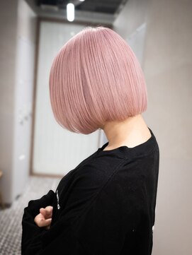 エン 栄店(enne) ココアベージュ/クラゲヘアー/ボブレイヤー/小顔/黒髪/栄