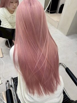 ペールピンク/ピンクカラー/レイヤーカット