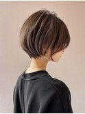 抜け感ショートボブ