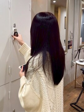 ヘアプレイスソル (HAIR PLACE SoL) 髪質改善/ナチュラルストレート/艶髪/ダークブラウン