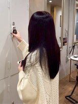 ヘアプレイスソル (HAIR PLACE SoL) 髪質改善/ナチュラルストレート/艶髪/ダークブラウン