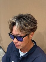 ジェットブラックキューサンロク(JET BLACK 936)&nbsp;【大人のフェザーパーマ＆メッシュ】