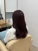 コトナ ヘアアンドリラックス 草加店(kotona Hair & relax)&nbsp;【KOTONA草加】こっくりボルドーカラー×ロング