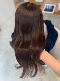艶髪ショコラベージュ/髪質改善ケアカラー/スモーキーカラー