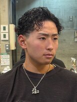 ビンゴ(BINGO) ba2376渋谷_黒髪ツイストタイトロープスキンフェード特殊パーマ