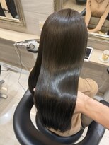 ティーリング 天王町(T ring) オリーブグレー+髪質改善トリートメント