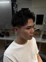 リレーションメンズヘアー(RELATION MEN'S HAIR)&nbsp;フレンチクロップメンズマッシュラルフカールソフトモヒカン