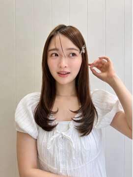 ビューバイネオリーブ 用賀店(Beau'r by neolive) ミディアムハッシュカットグレージュデザインカラー［用賀］