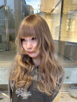 ヲタク 渋谷 代官山 恵比寿(wotaku.) ミルクティーベージュハイトーンケアブリーチダブルカラー韓国