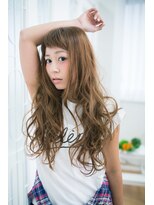 ヘアーズ ロッソ(hair's ROSSO) 愛され斜めバングロング[30代40代50代]