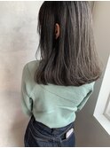 [kichi.] ミントアッシュ×切りっぱなしヘア