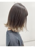 【ALIVE吉祥寺】グラデーション＊夏 フォギーベージュ ボブ
