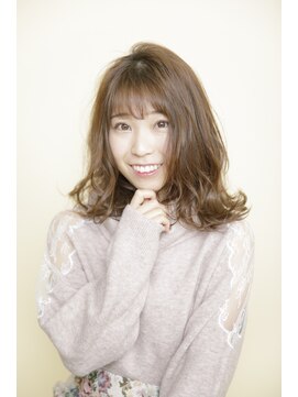 アフロディーテ ギンザ 秋葉原店(APHRODITE GINZA) 切りっぱなしボブ/エアリーロング/美髪/ピンクブラウン/秋葉原