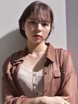 バロンフェム(baLon.fem)&nbsp;baLon.fem【yu-ma】アンニュイ　ミニボブ ラベンダーアッシュ