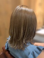 アドラーブル 駅南店(adorable) 20代30代40代大人可愛いミルクティーベージュ毛先カール