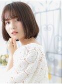 八潮/髪質改善/シースルー前髪×透明感♪ミニボブb