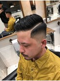 【LUDLOW BROS.】KurashigeMiyabi 七三分け サイドパートライン