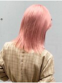 透明感×ピンクレッド