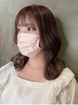 コレット(COLETTE)&nbsp;レイヤーカット　ピンクブラウン