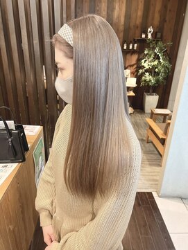 ブランシェ 小牧店(BRANCHE) ☆ハイトーンミルクティーカラー☆ ブランシェ具志