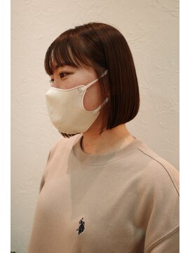 イコール 船橋(equal) 朝の時短ヘア/纏まる艶ボブ【秋山】船橋ボブ/船橋/ボブ/縮毛矯正