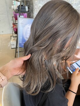 アチーブ ヘア デザイン(achieve hair design) 大人可愛いシルキーベージュ カジュアルスタイル大人可愛い