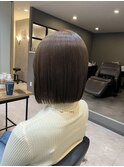 切りっぱなしボブ
