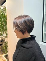 ナインスフロア(9NINTH FLOOR)&nbsp;刈り上げショート/大人クールショート/ニュアンスカラーグレー