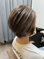 テーラヘアー 四街道店(TELA HAIR) ショートボブ×ハイライト