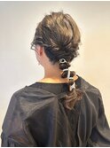 トレンドぐるぐるヘアセット